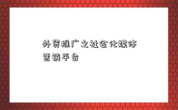 外贸推广之社会化媒体营销平台