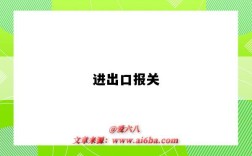 进出口报关（进出口报关流程）