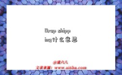Drop shipping什么意思