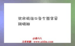 饮水机出口各个国家费用明细