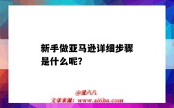 新手做亚马逊详细步骤是什么呢？（亚马逊新手如何做）