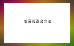 百思买是指什么