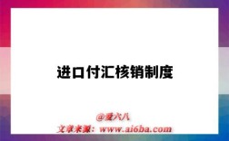 进口付汇核销制度