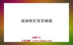 远期收汇备案流程