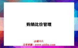 购销比价管理