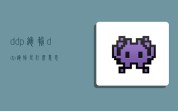 ddp运输,ddp运输是什么意思