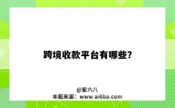 跨境收款平台有哪些？
