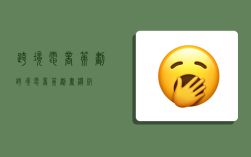 跨境电商策划,跨境电商策划书模板