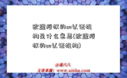 欧盟授权的ce认证机构是什么意思(欧盟授权的ce认证机构)