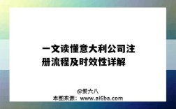 一文读懂意大利公司注册流程及时效性详解（在意大利注册公司的流程）