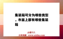 集装箱可分为哪些类型，市面上都有哪些集装箱（集装箱可以分为哪几种类型）