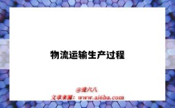 物流运输生产过程