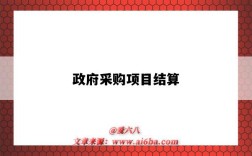 政府采购项目结算