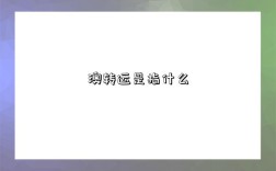 澳转运是指什么