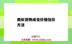类似货物成交价格估价方法