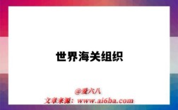 世界海关组织（世界海关组织成员国）