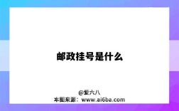 邮政挂号是什么（邮政挂号是什么意思）