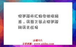 俄罗斯外汇储备被冻结后，美国又禁止俄罗斯用美元还债
