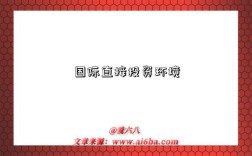 国际直接投资环境