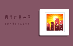 国外外贸公司,国外外贸公司名称大全