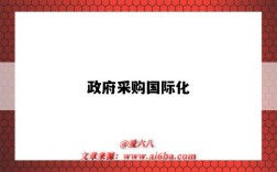 政府采购国际化