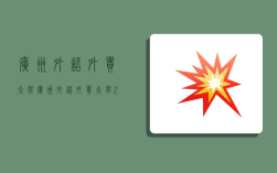 广州外语外贸大学,广州外语外贸大学2+2