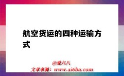航空货运的四种运输方式（航空货运方式有哪些）