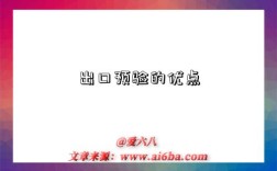 出口预验的优点