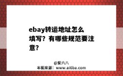 ebay转运地址怎么填写？有哪些规范要注意？（ebay如何填写转运地址）