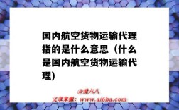 国内航空货物运输代理指的是什么意思（什么是国内航空货物运输代理)