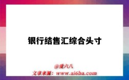 银行结售汇综合头寸