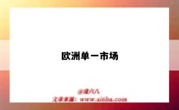欧洲单一市场