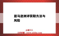 亚马逊测评获取方法与风险（亚马逊测评的风险）
