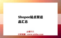 Shopee站点禁运品汇总（shopee禁运品清单）