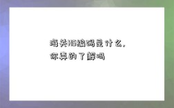 海关HS编码是什么,你真的了解吗