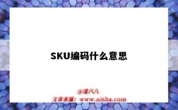 SKU编码什么意思（快手sku编码什么意思）