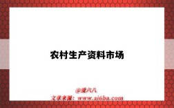 农村生产资料市场