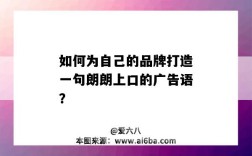 如何为自己的品牌打造一句朗朗上口的广告语？（如何为自己的品牌打造一句朗朗上口的广告语）