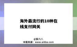 海外最流行的10种在线支付网关（国外的线上支付都有哪些）