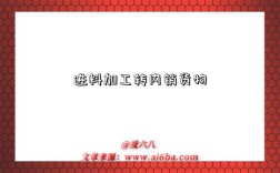 进料加工转内销货物贸易方式