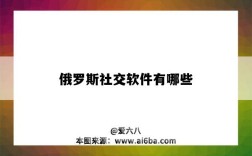 俄罗斯社交软件有哪些（俄罗斯的社交软件有哪些）