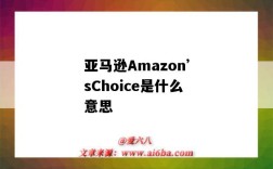 亚马逊Amazon’sChoice是什么意思（Amazon'sChoice）