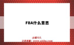 FBA指的是什么意思（海运fba什么意思）
