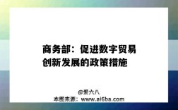 商务部：促进数字贸易创新发展的政策措施