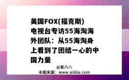 美国FOX(福克斯)电视台专访55海淘海外团队：从55海淘身上看到了团结一心的中国力量