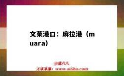 文莱港口：麻拉港（muara）（文莱 港口）