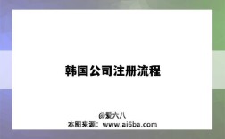 韩国公司注册流程（韩国公司注册流程图）