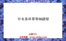 什么是外贸详细解答