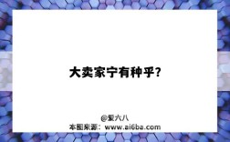 大卖家宁有种乎？（什么宁有种乎）