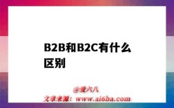 B2B和B2C有什么区别（b2b b2c 区别）